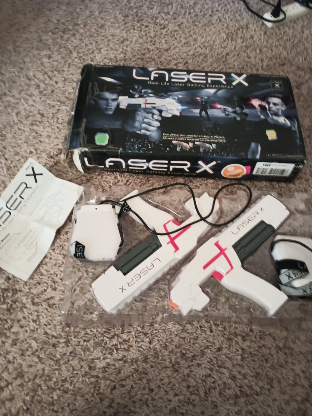 Laser tag set for 2 players - LaserX